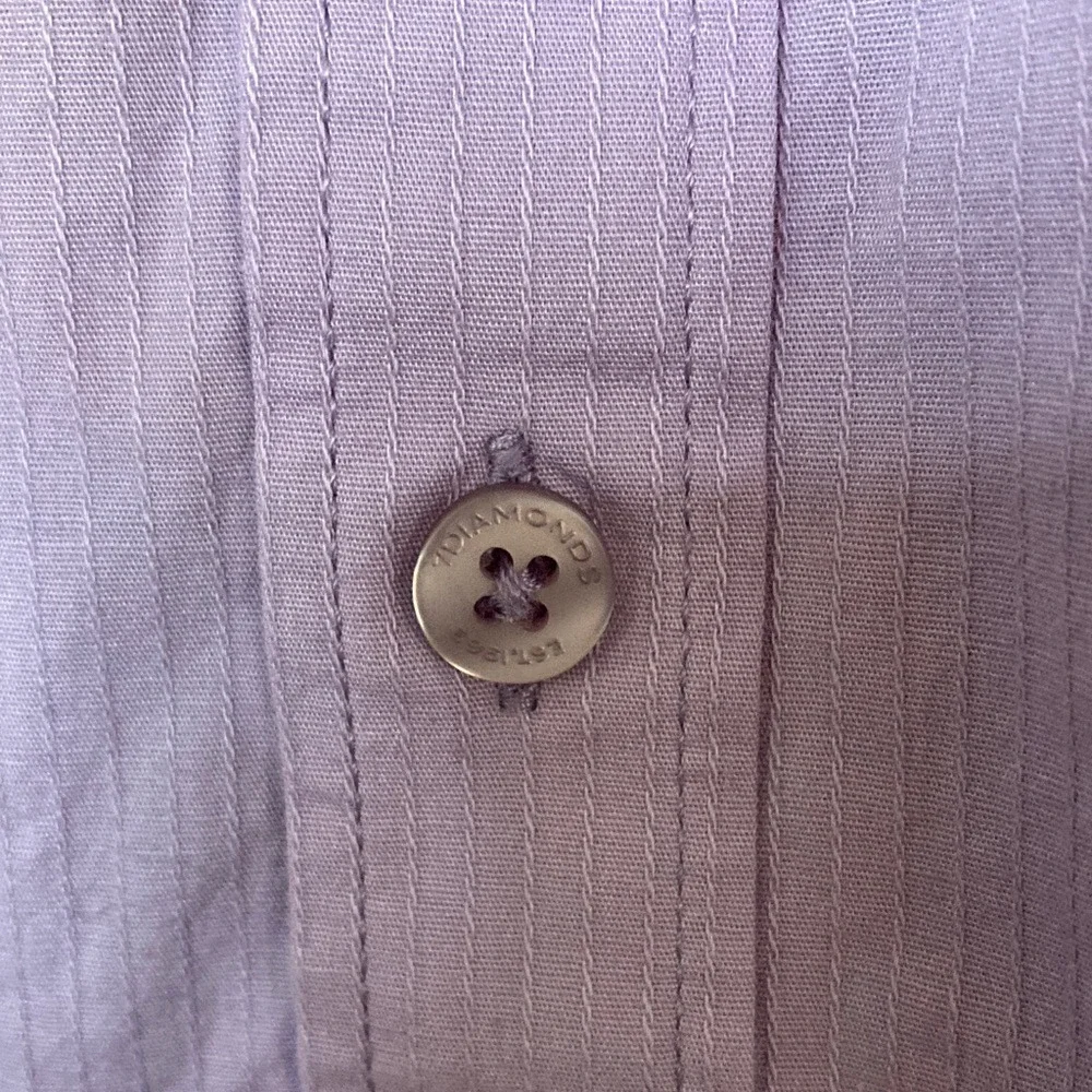 7 Diamonds‎ Mens Double Pocket Lavender Long Sleeve Button Up Shirt Size XL